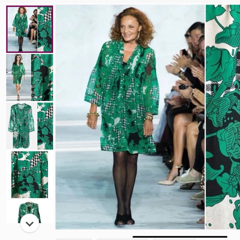 Diane von Furstenberg Silk Dress size L/XL